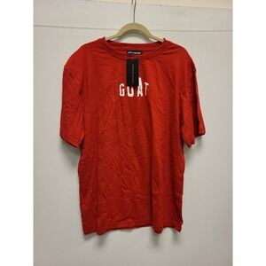 Sneak Gallery GOAT Graphic Tee 2XL Mens Red Cotton Short Sleeve T-Shirt Pakistan